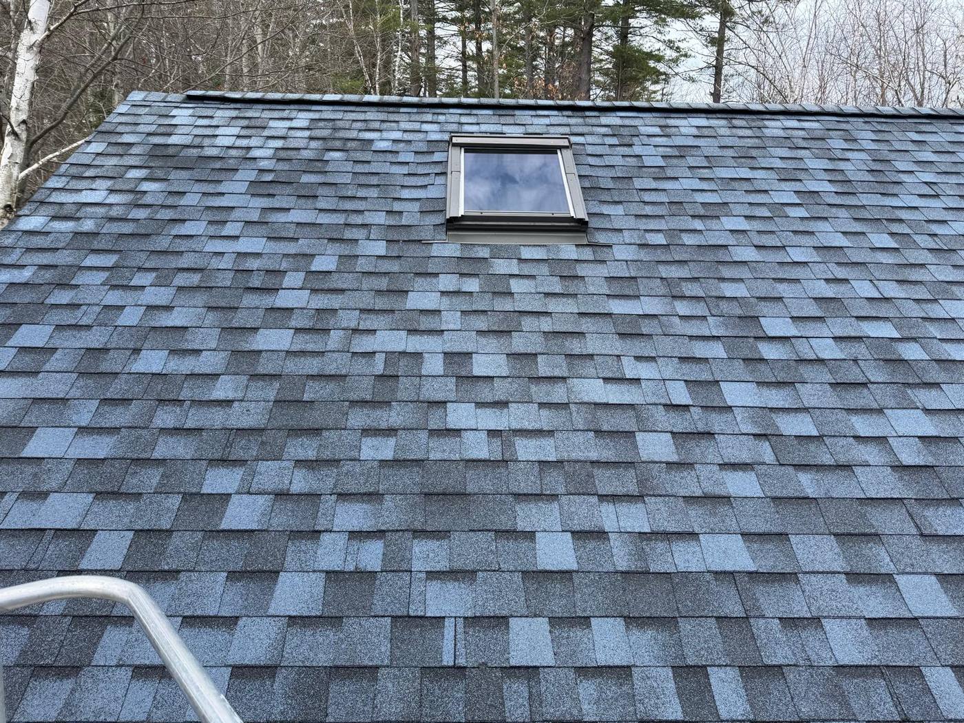 The same roof after soft washing